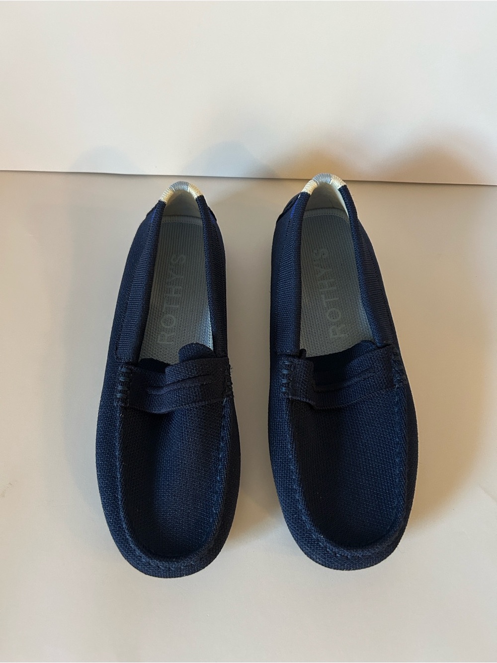 Rothy’s The Driver Knit Loafers Navy Blue - Size 6